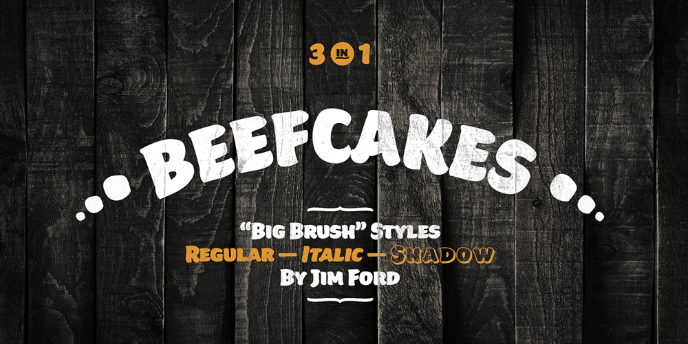 Beefcakes font