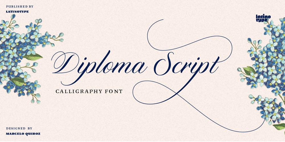 Diploma Script font