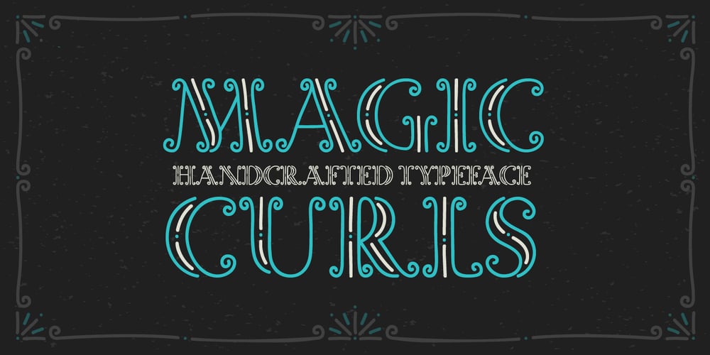 Magic Curls font