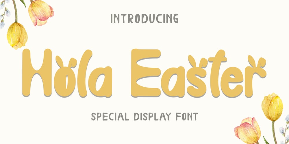 Hola Easter font