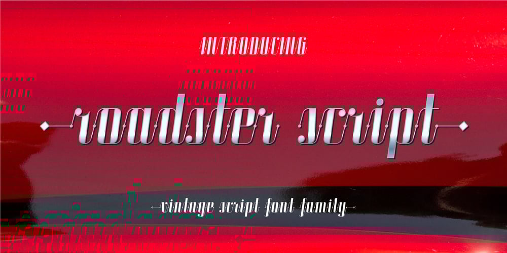 Roadster Script font