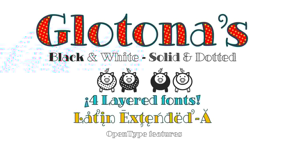 Glotona font