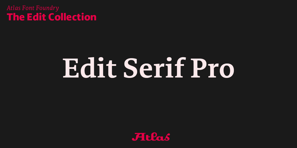 Edit Serif Pro font