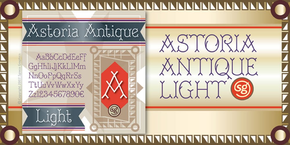 Astoria Antique SG font