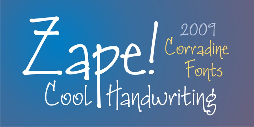 Zape font