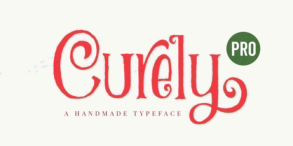 Curely Pro font