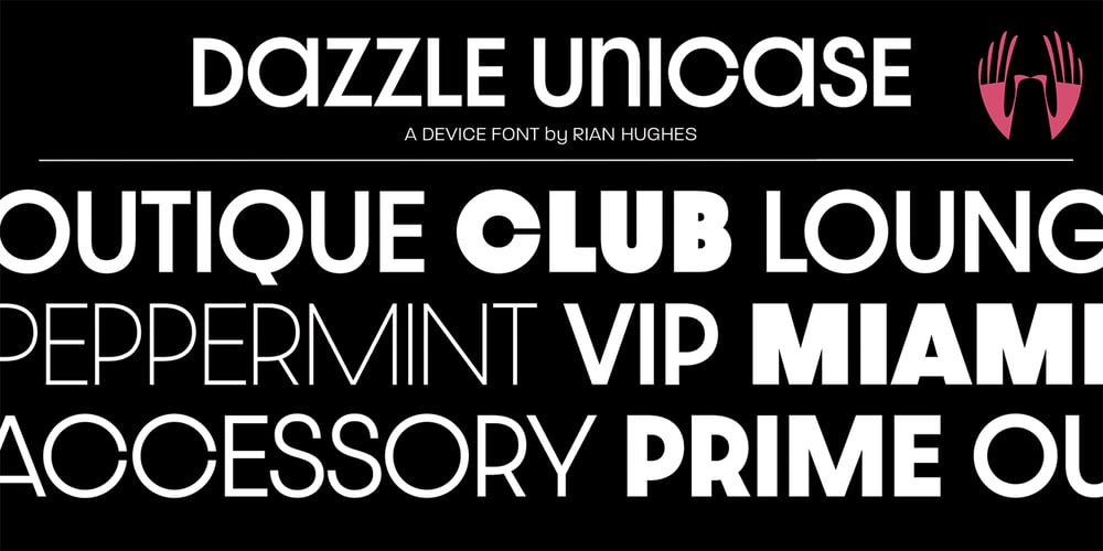 Dazzle Unicase font