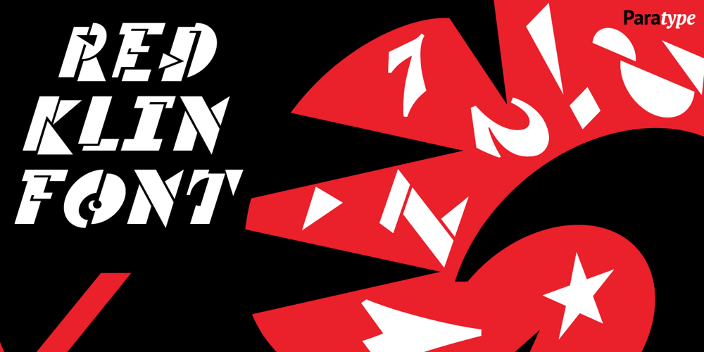 Red Klin font