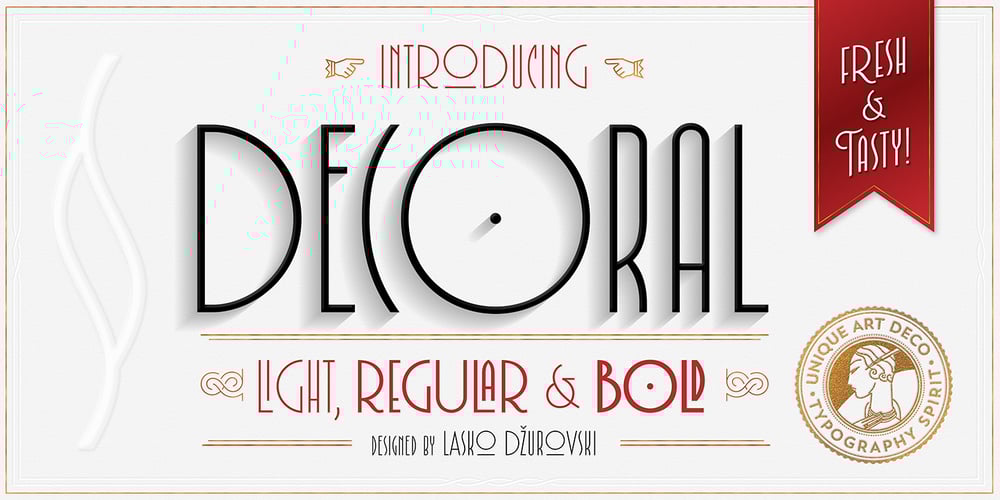 Decoral font