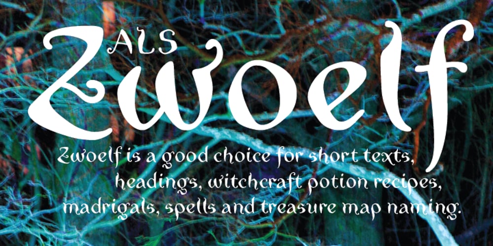 ALS Zwoelf font
