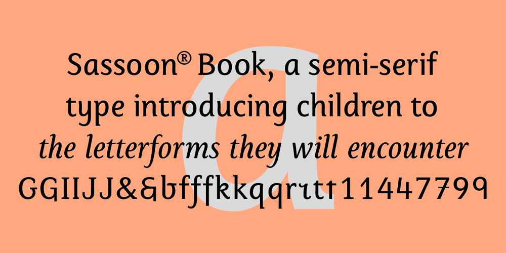 Sassoon Book font