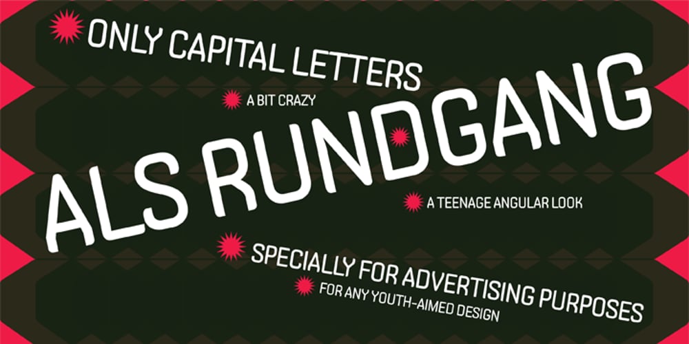 ALS Rundgang font