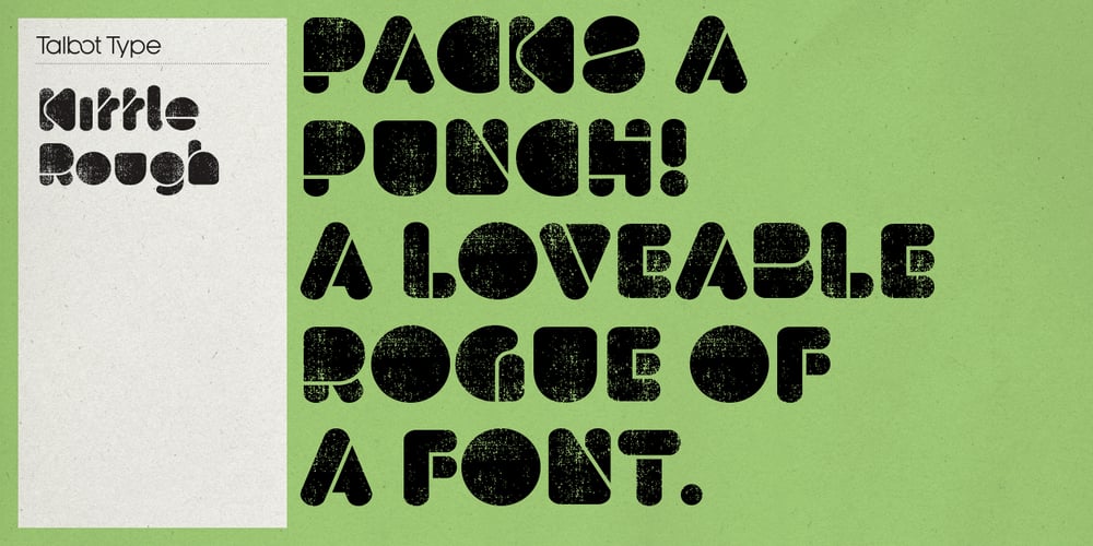 Kittle Rough font