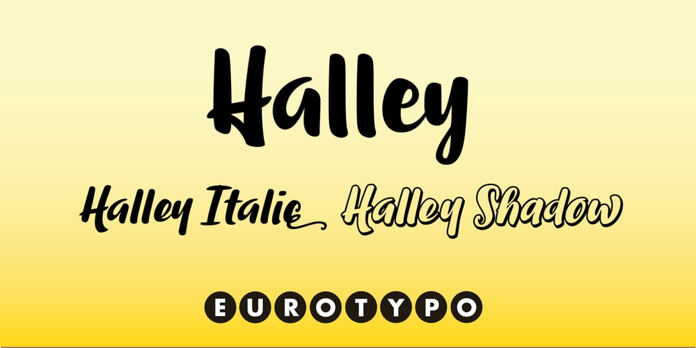 Halley font