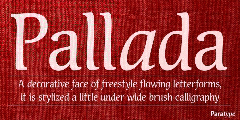 Pallada font