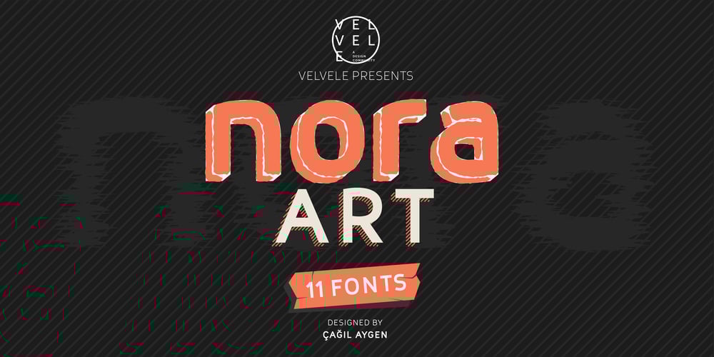 Nora Art font