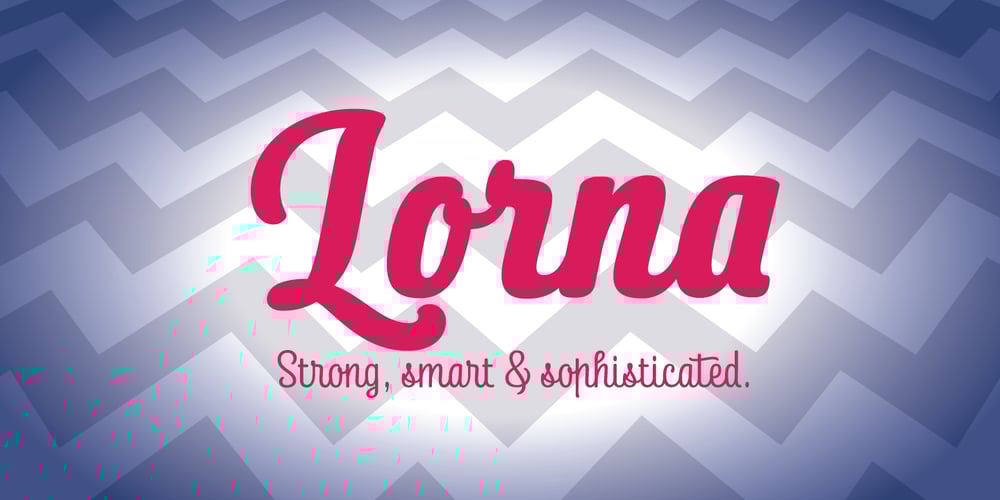 Lorna font