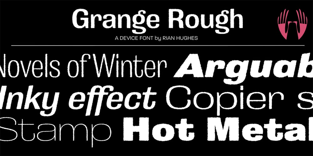 Grange Rough font