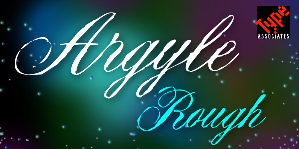 Argyle Rough font