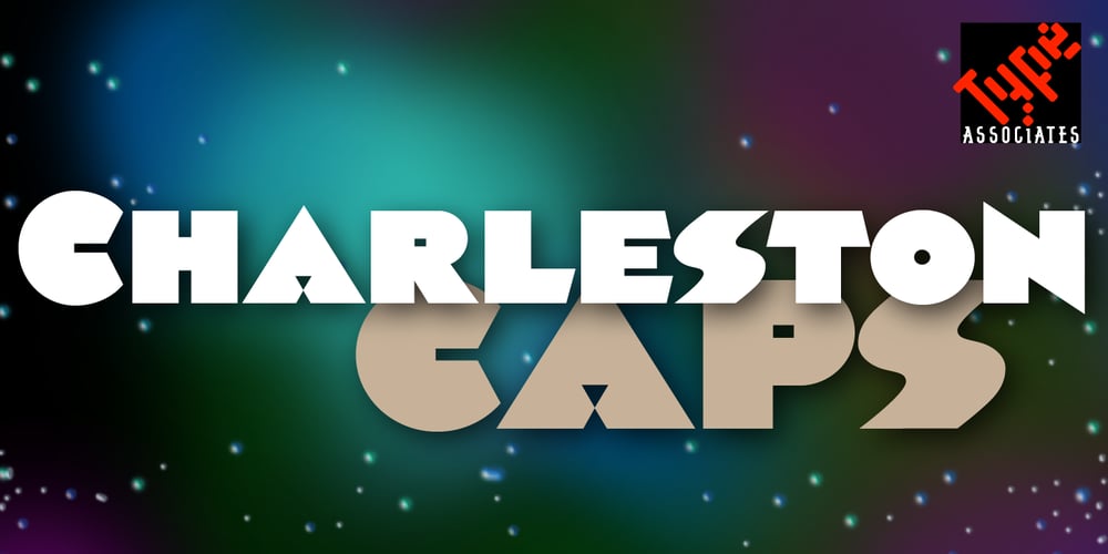 Charleston Caps font