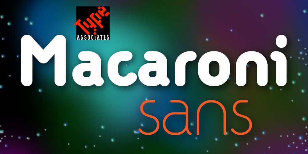 Macaroni Sans font