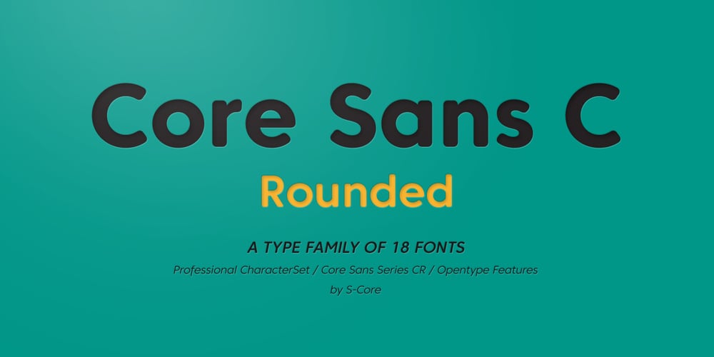 Core Sans CR font