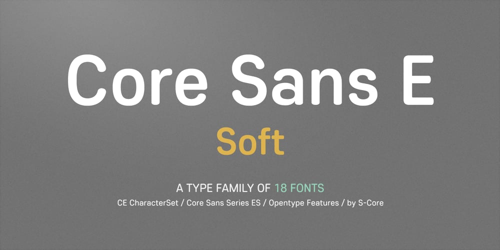 Core Sans ES font