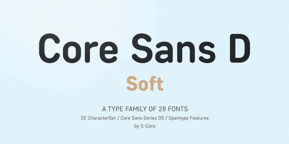 Core Sans DS font