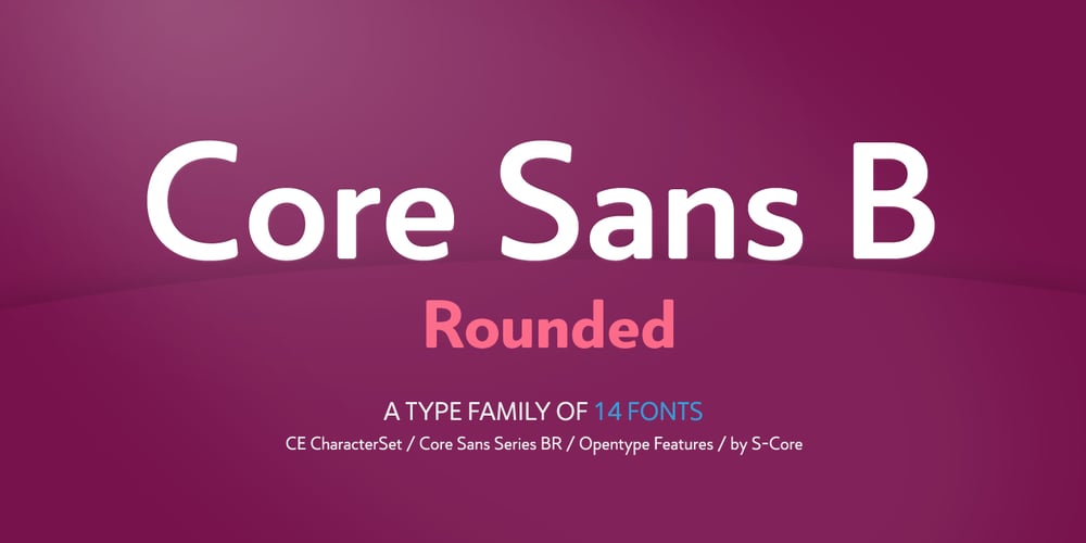 Core Sans BR font