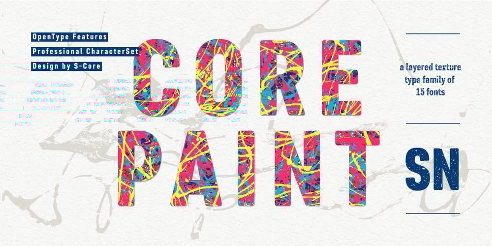 Core Paint font