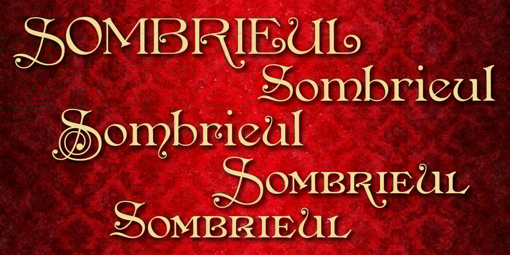 Sombrieul font