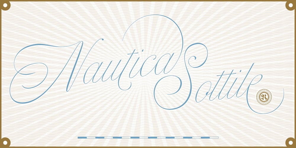 Nautica Sottile font