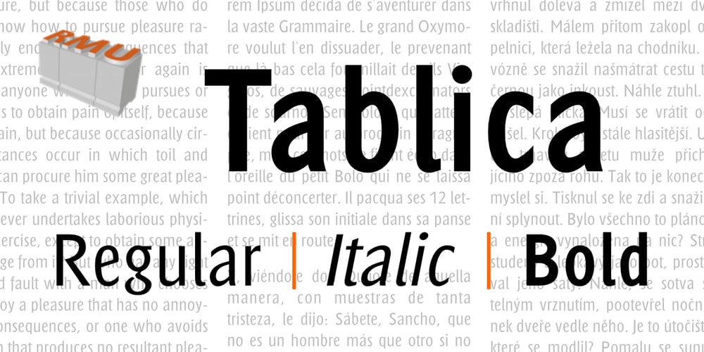 Tablica font
