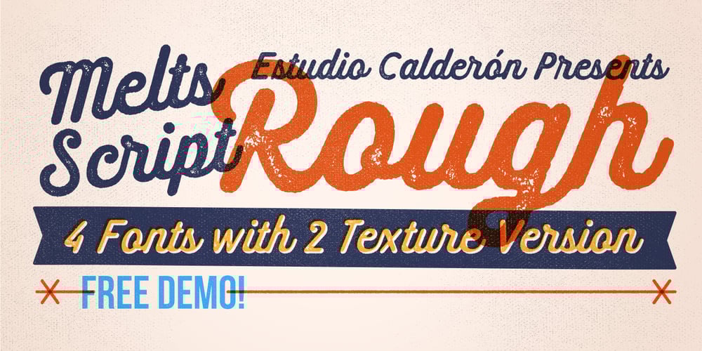 Melts Script Rough font