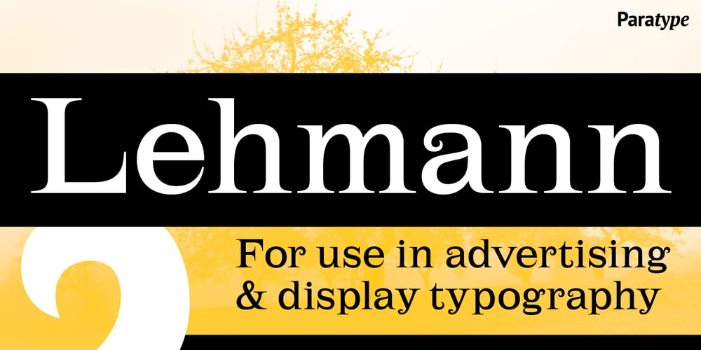 Lehmann font