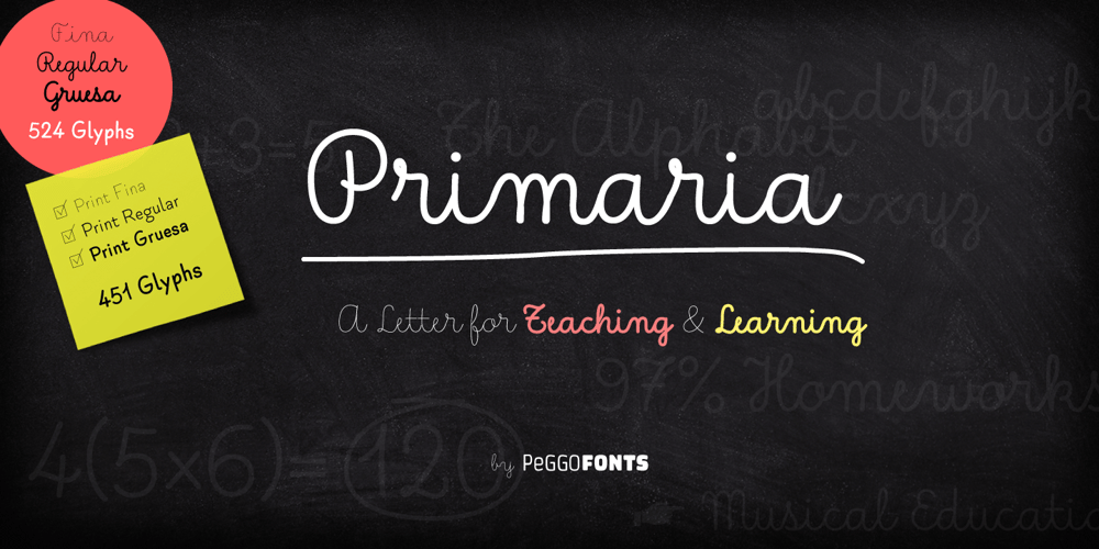 Primaria font