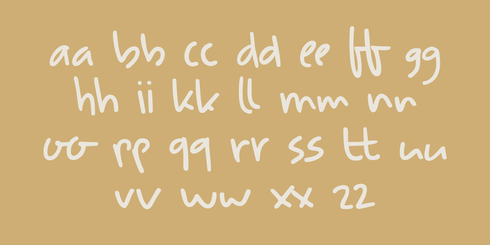 Udon Soup font