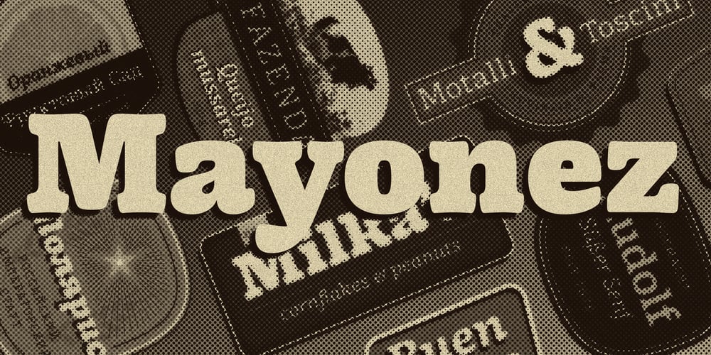 Mayonez font