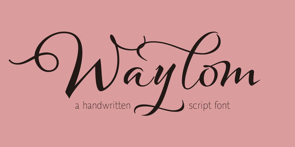 Waylom font