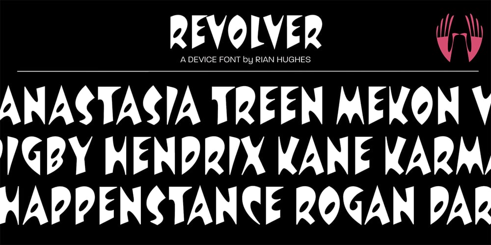 Revolver font