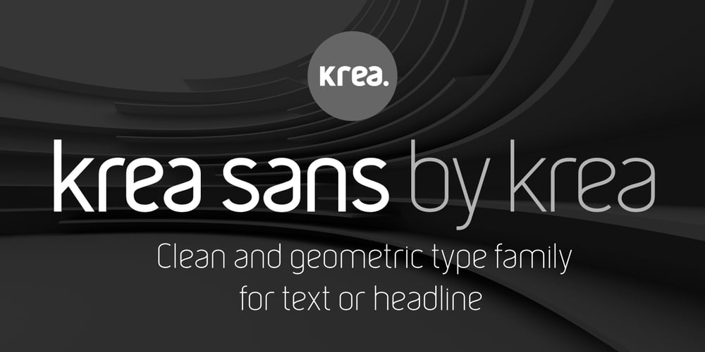 Krea Sans font