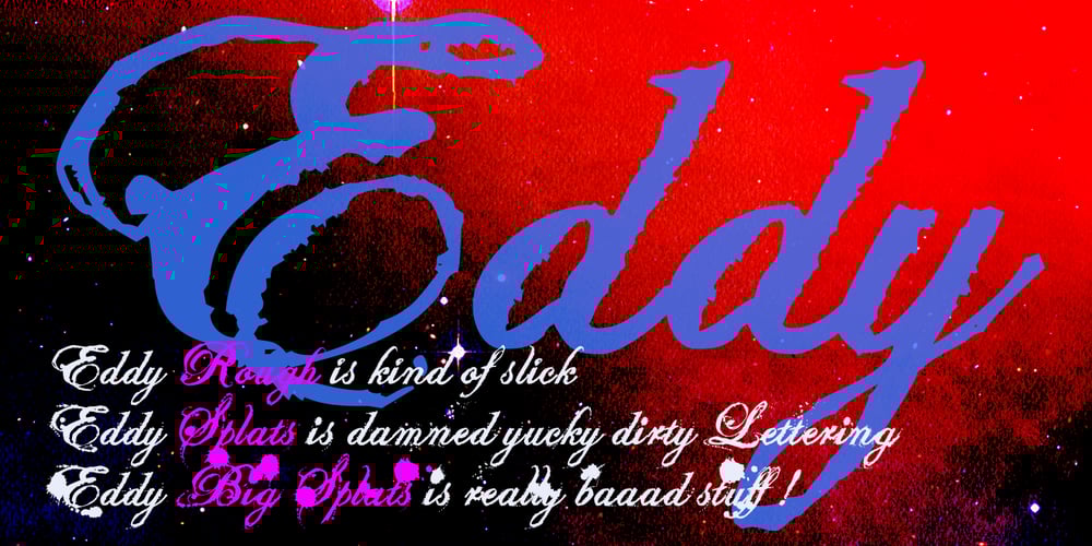 Eddy font