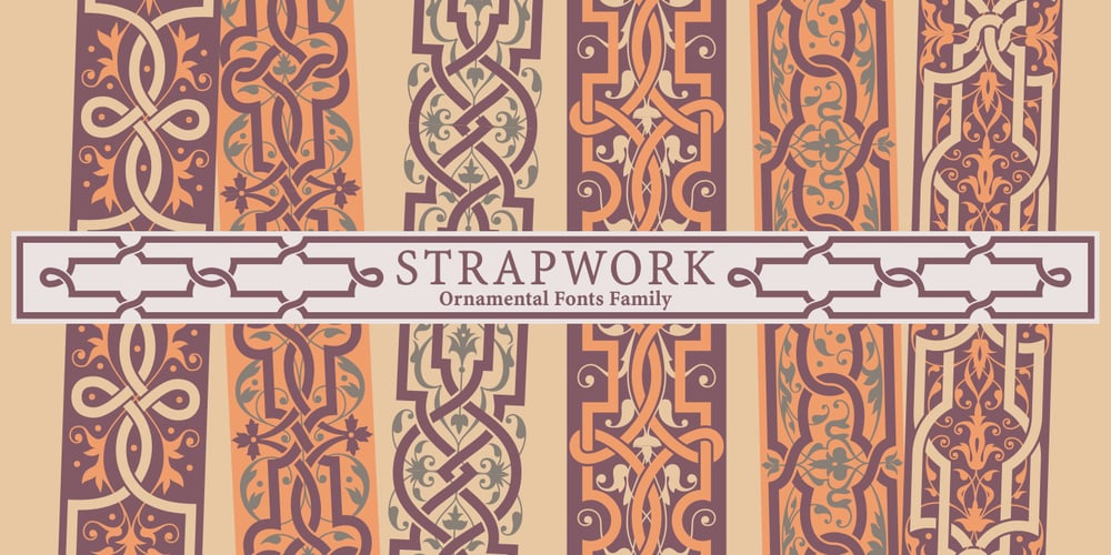 Strapwork font