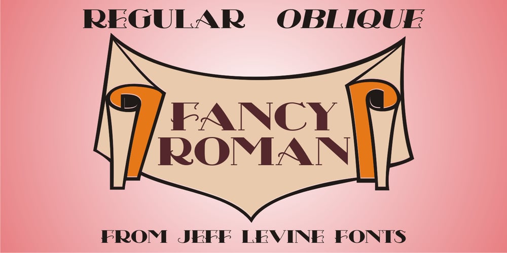 Fancy Roman JNL font