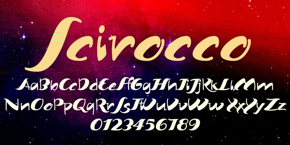 Scirocco font