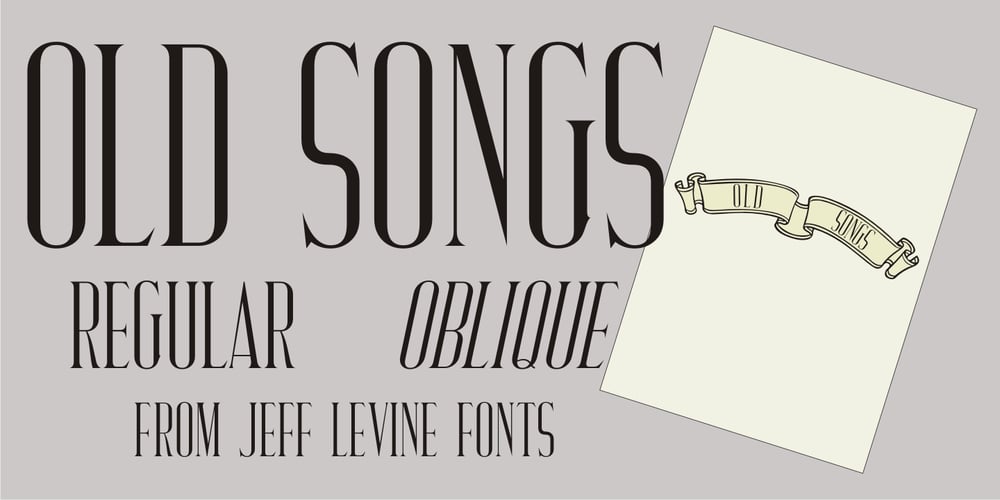 Old Songs JNL font