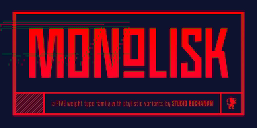 Monolisk font