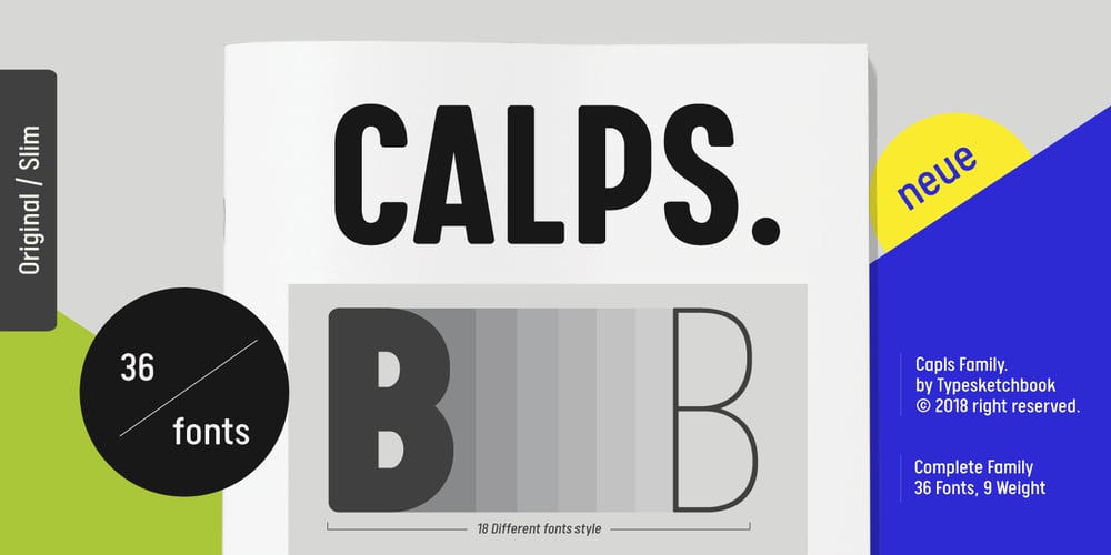 Calps font