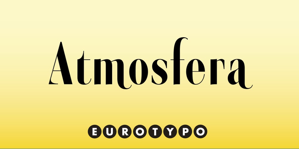 Atmosfera font