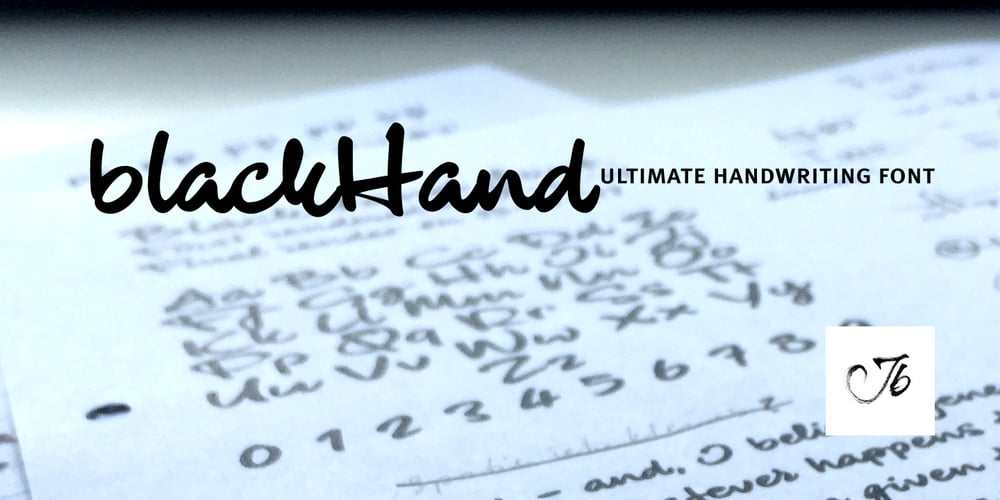 BlackHand font